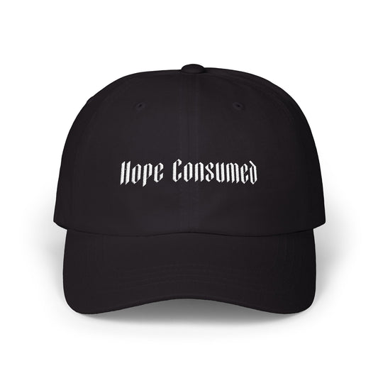 Hope Consumed Classic Dad Cap - Inspirational Hat, Gift for Dads, Casual Style, Everyday Wear, Black Cap