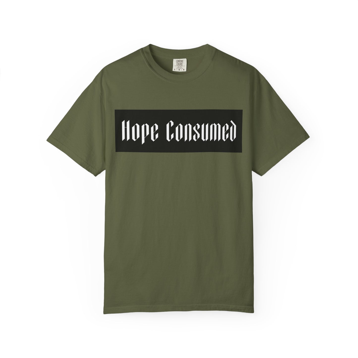 Hope Consumed Harvest Unisex Garment-Dyed T-Shirt - Inspirational Apparel, Gift for Friends, Casual Wear, Motivational Shirt, Perfect for Spring